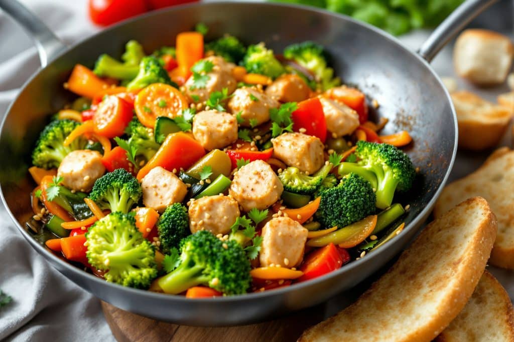 recette au wok facile