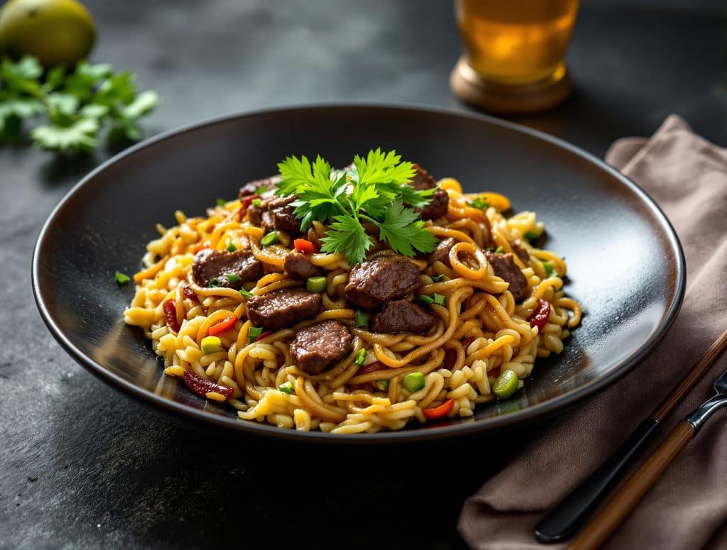 pad thai boeuf