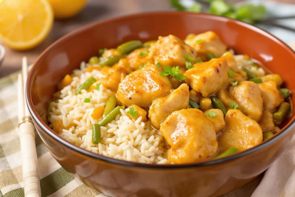 poulet à la citronnelle