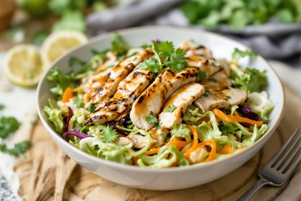 salade au poulet thai