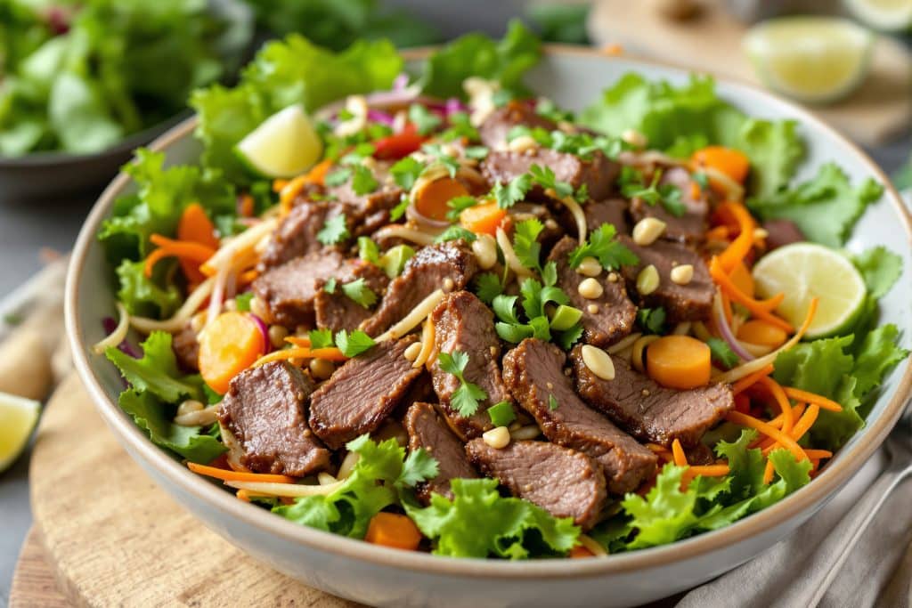 salade thai au boeuf