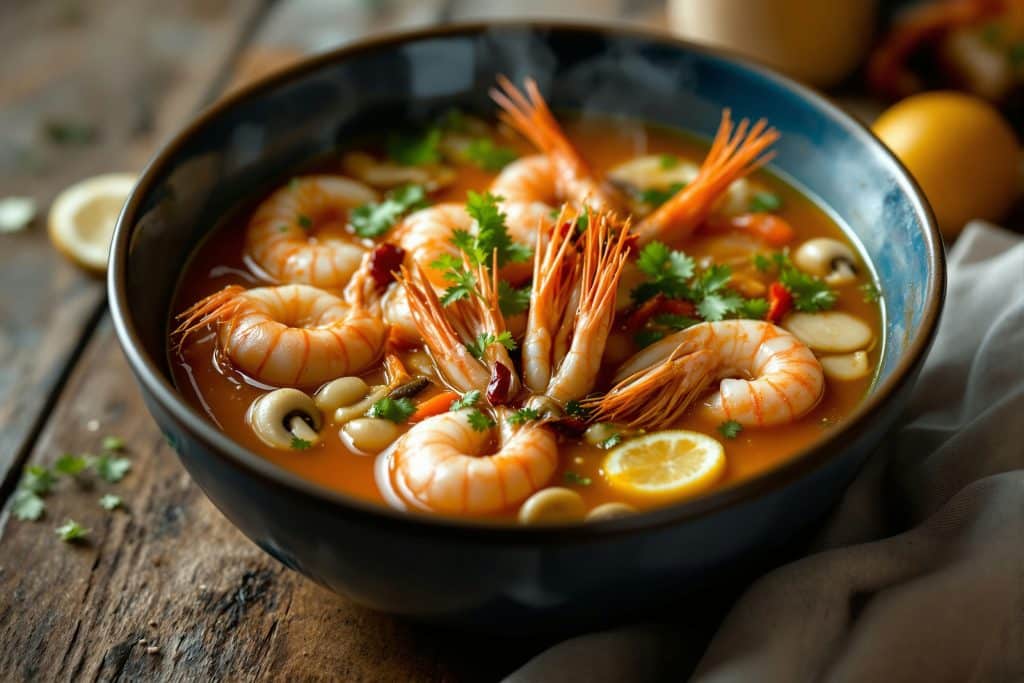 tom yum goong food