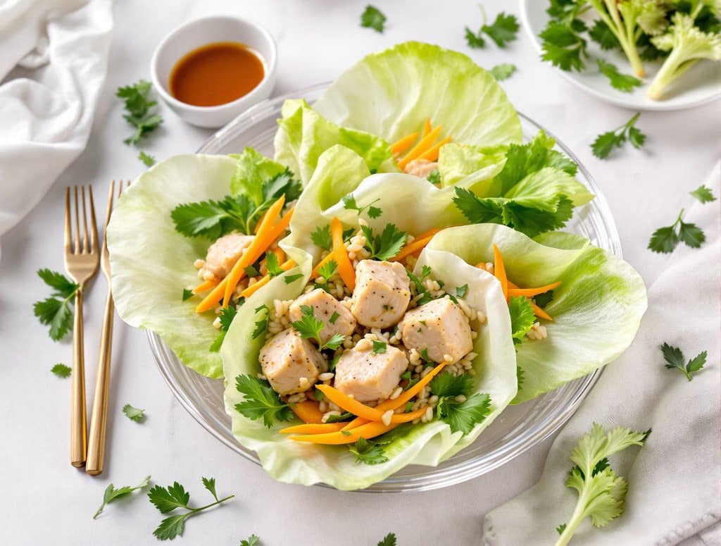 recette rouleau de printemps poulet