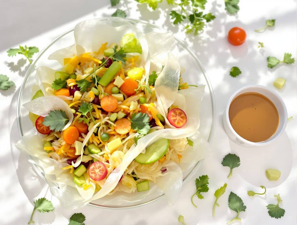 recette rouleau de printemps végétarien