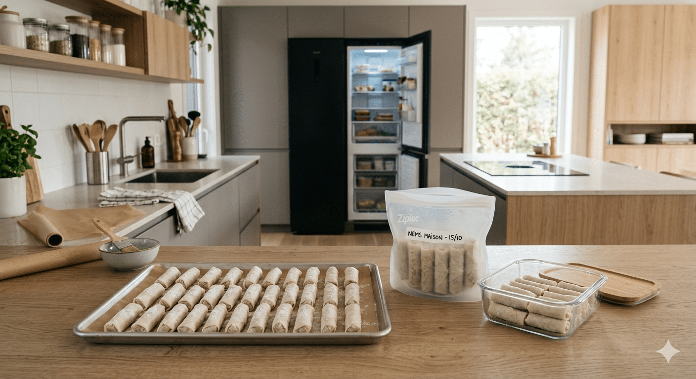 peut on congeler des nems