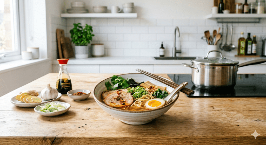 recette bouillon ramen rapide