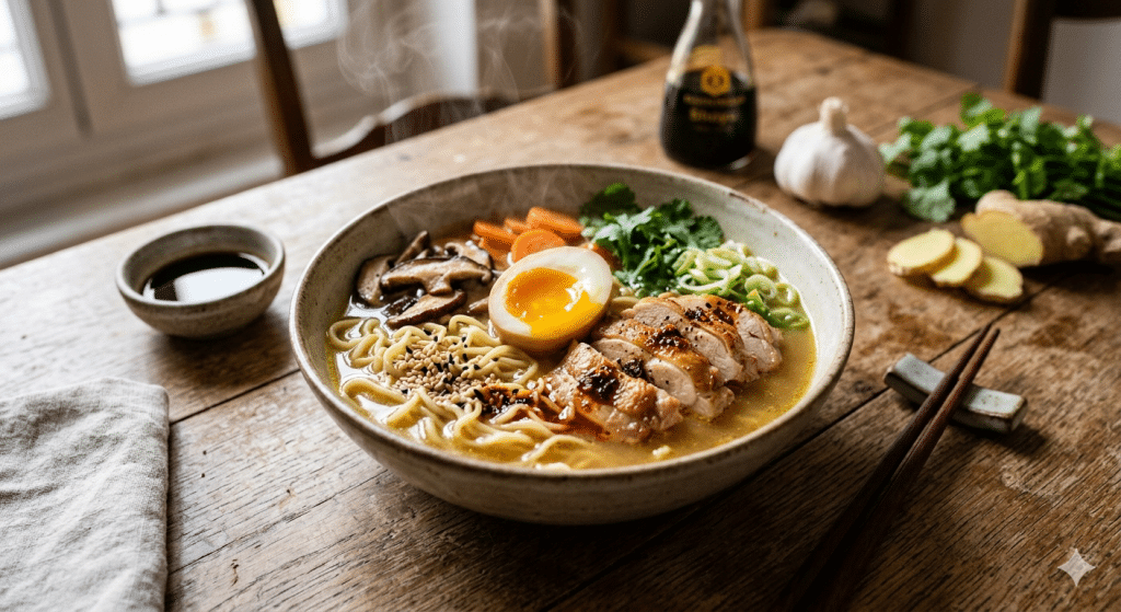recette ramen poulet facile
