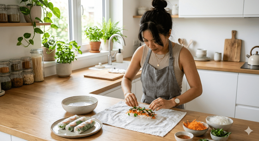 comment rouler des nems