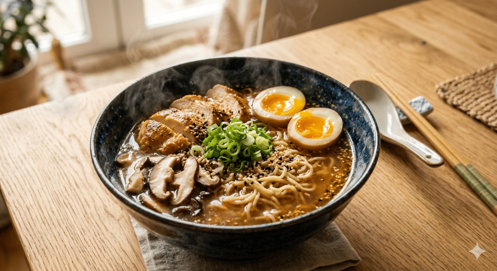 recette ramen poulet