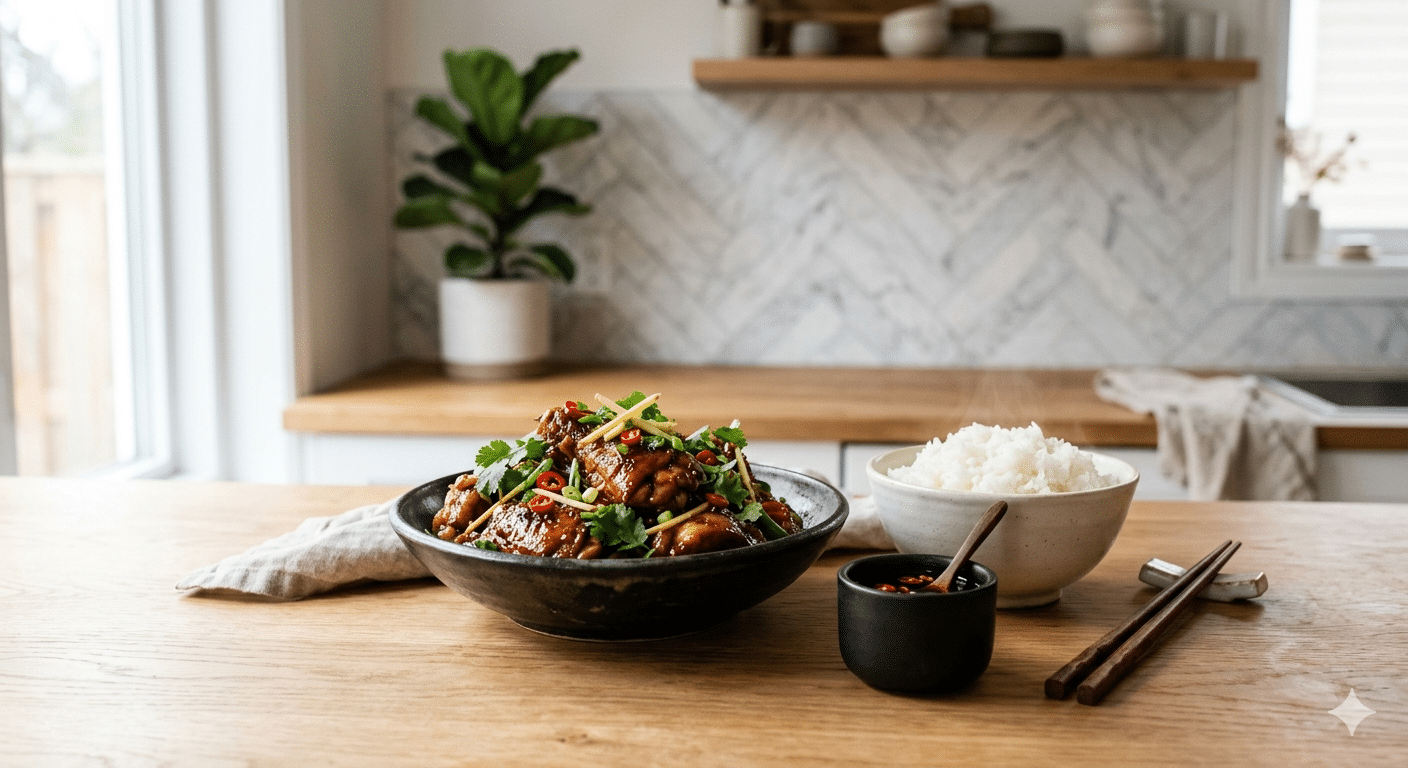 recette poulet gingembre vietnamien